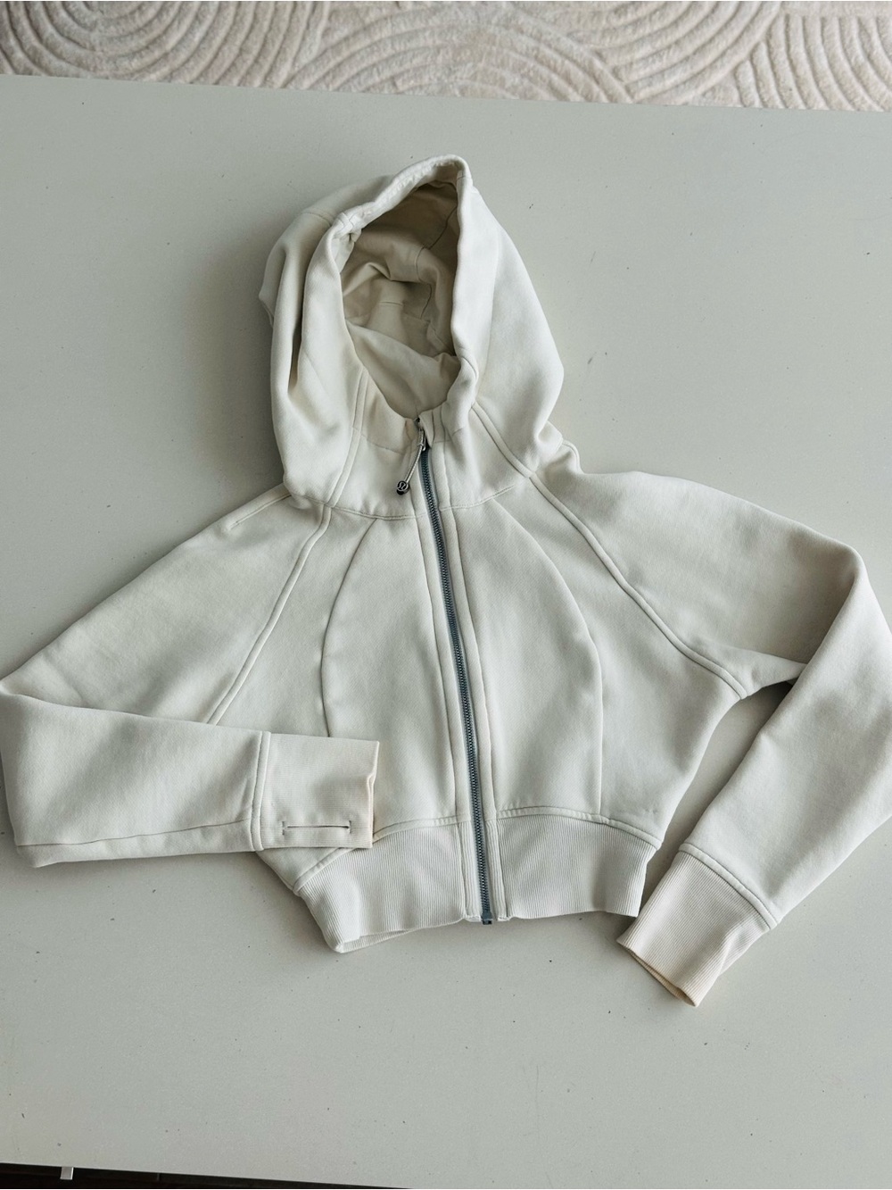 Lululemon Scuba Full-Zip Cropped Hoodie
